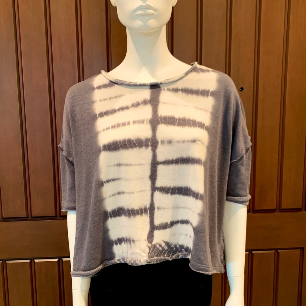 Grey tie dye sweater